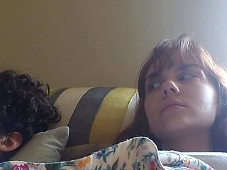 Milf brunette masturbating with toy ass