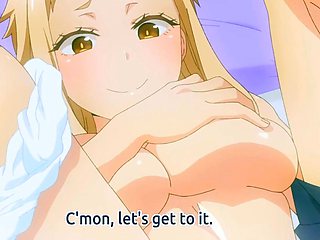 Shy couple fears being caught as he goes all in - HENTAI ENG