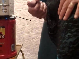Fucking my cock punishment insertion.