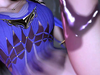 3D Cute Cosplay Babe Naked Her Pink Pussy Got Fucked so Hard