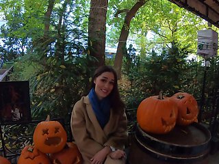 Brunette Marie Berger rides cock in sexy nylons with Matt Bird