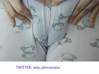 Cameltoe - Swollen Pussy - Rubbing Pussy with Pajama