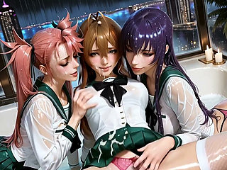 Compilation Featuring Busty, Big-assed Girls in Intense Sexual Action. Waifu Hentai Animation.