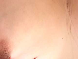 Big Boobs MILF Close-up Nipple Play, Tit Job & Cum on Tits