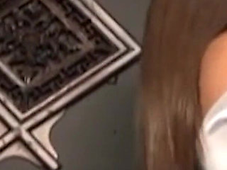 Guilty Brunette Sucks Big Gloryhole Cock to Wash Away Her Sins
