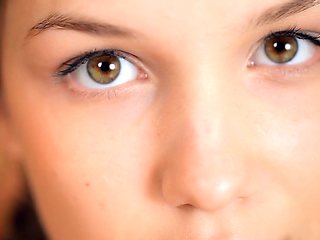 Britney S Shines with Petite Brunette Solo Perfection