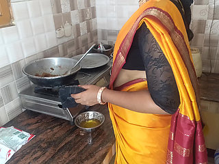 Tamil house wife Kitchen romance