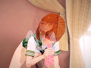 Smash the busty babe in this live action with Miho Nishizumi, silent during the steamy scenes