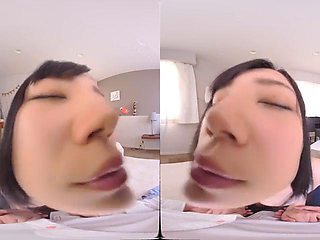 Remu: Blowjob, Brunette  Asian VR Porn