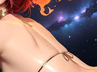 Cosmic Orgy Climax Under Starry Void