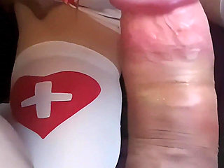 Blindfold Sloppy Blowjob - I Suck My Boyfriend Blind While Gagging Until He Cums in My Mouth