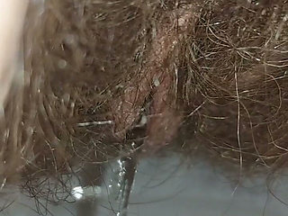 You Are My Toilet, You Are My Cleaner for Licking My Hairy Pussy
