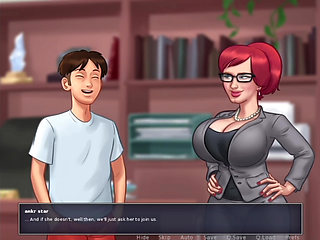 Hot bank manager fucking at office summer time saga game