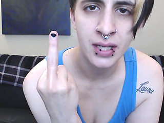 Hand Covered in Spit Spitting