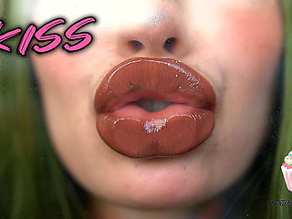 Cute Elf Girl Kisses You with Plump Sweety Lips