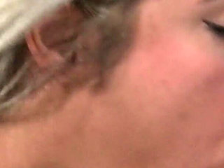 Stunning Blonde Sucking Dick and Fucking Hot in Gloryhole!