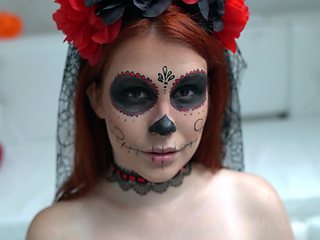 Halloween coming 4on1 Kaira Love First DAP, DP, Anal Balls Deep