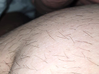 Step mom makes night visit and handjob step son big dick in bed