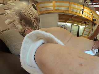 Behind The Scenes Of BBW Granny Babet Gets Her Pussy Pounded