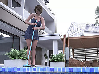 John Denvers Full Family Seduction - Mature MILF Cheats with Young Student in 3D HD
