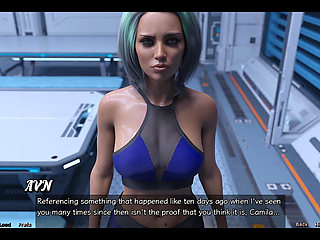 Stranded in Space - Hard Talk with Femdom Military Girl