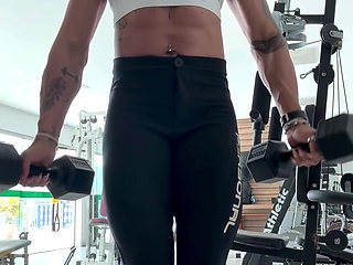Seduced by Sweaty Muscle
