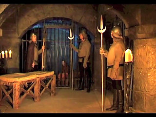 The Guard Fucks the Beautiful Prisoner in the Ass