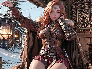 Red Queen's Epic Journey! Cold beauty in the Gothic hall, a lazy warrior under heavy armor?