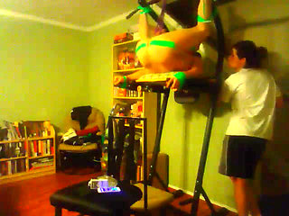 Duck tapped balls stretched & dick sucked  TOMWOODS2020