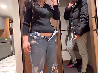 We touched in the closet before her husband arrived!!