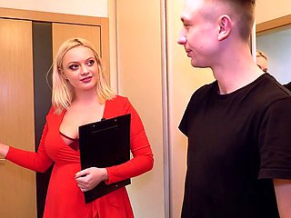 Blonde blowjob smut with amatory Sandra Sweet from XES.PL