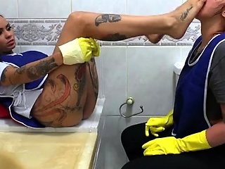 Brazilian Desire - Kissing Her Husband Lezdom