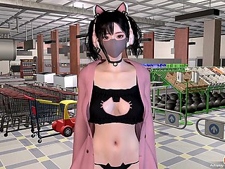 Finger-tickling, next door, sitting