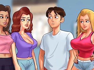 Uncensored hentai craziness featuring anime, summertime saga with cougars and big boobs