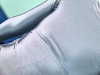 POV Elena Clark Zentai Catwomen Masturbation