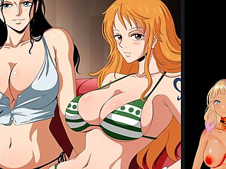 Nami from One Piece uses a magic potion for an epic hookup