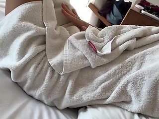 After Shower Solo Masturbation