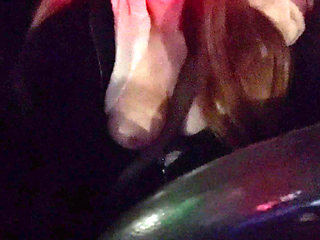 Outdoor Italian Horny Big Tits Stepmom Artemisia Love Flashing Her Tits While Driving Around