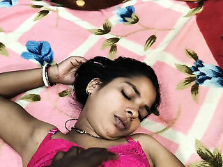 Indian Village Cute Stepsister Doggy Style Fucking in Bedroom - Hindi Homemade Sex Video