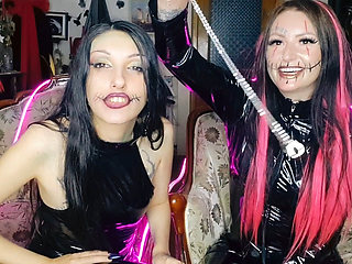 Halloween demons will brainwash you and put you completely under their control. Dominatrix Nika and DarkSpaceSolar. Mindfuck. Mi