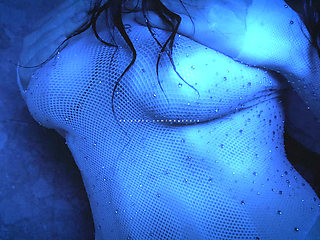 ASMR Natural Big Boobs Play Wet Body POV