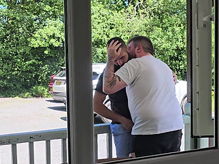 Outdoor Bear Fucking Bareback in Public