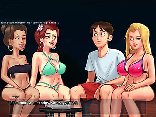 Cheating girlfriend of Summertime enjoys good sex with her friends - Summertime Saga