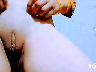 Cute Hot Sexy Beautiful Hot Film College Girl with Very Hot Figure Is Stimulating Herself by Moving Her Sexy Hot Pussy up and Do