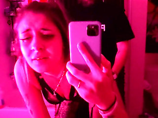 Fucking My Milf Friend In Front of The Mirror