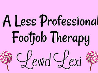 A Less Professional Footjob Therapy