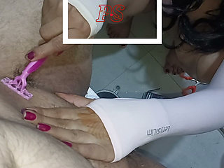 Indian Bhabhi Cock Hair Trim Dirty Talk Extreme Closeup