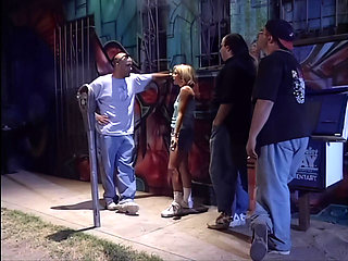 A Hot Night Fuck in the Park for a Young Blonde