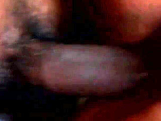 Horny Ebony Slut Sucks and Fucks Hard Cock on the Couch