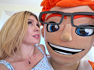 Footjob Fun with Naked Blonde Anna Kovachenko on PornDudeCasting Couch!